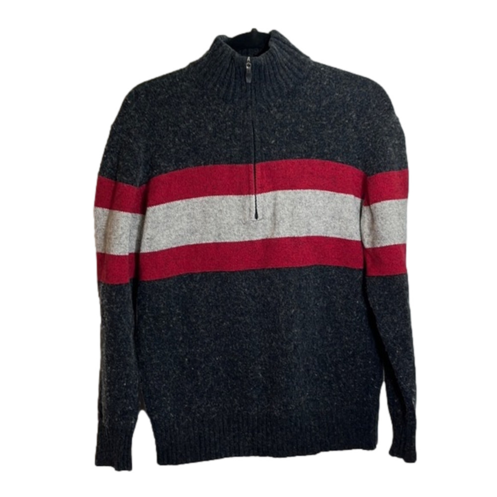 COLUMBIA Mens 1/4 zip sweater, size medium, good condition
